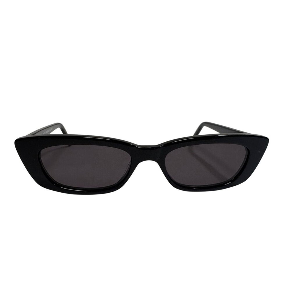 Lu Goldie x Taylor La Shae Cat Eye Sunglasses in Black